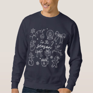 Tis the Season - Christmas Doodle Sweatshirt