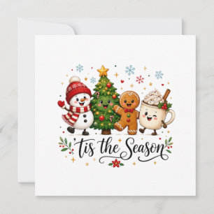 Tis the Season Christmas Invitation