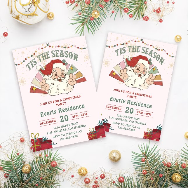 Tis The Season Christmas  Party Invitation (Creator Uploaded)