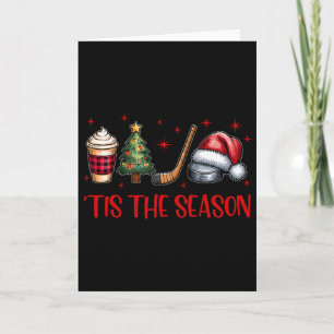 Tis The Season Christmas Santa Coffee Xmas Tree Ic Card
