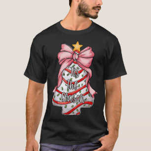 Tis The Season Christmas Tree Cakes Debbie Pink Co T-Shirt