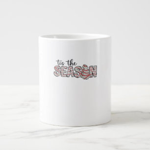 Tis The Season Christmas Tree Large Coffee Mug