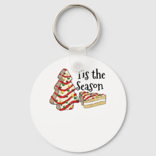 Tis The Season Christmas Tree Vintage Christmas Co Key Ring