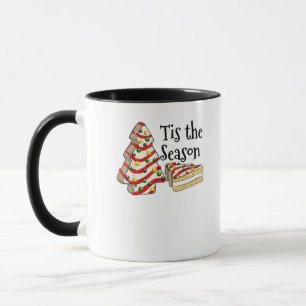 Tis The Season Christmas Tree Vintage Christmas Co Mug