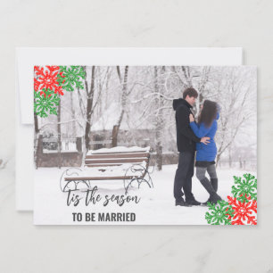 Tis The Season Christmas Wedding Save The Date