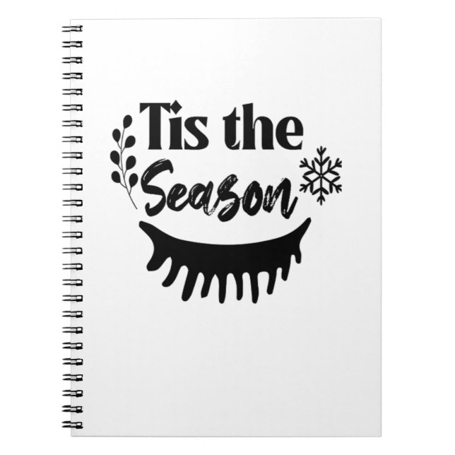 Tis The Season Classic Aesthetic Casual Notebook (Front)