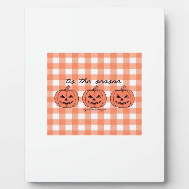 Tis The Season Classic Funny Design Plaque (Front)