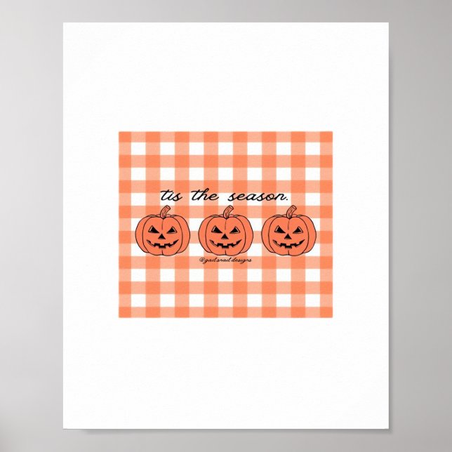 Tis The Season Classic Funny Design Poster (Front)