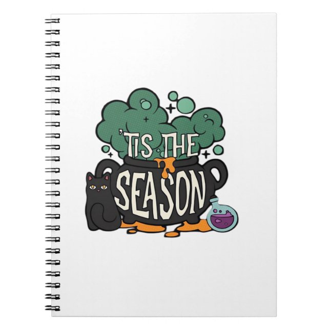 Tis The Season Classic Minimal Simple Notebook (Front)