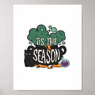 Tis The Season Classic Minimal Simple Poster