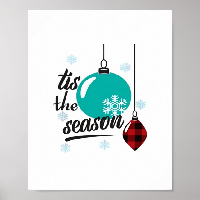 Tis The Season Classic Retro Clean Poster (Front)