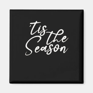 Tis The Season Classical Design Magnet