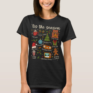 Tis The Season Cosy Retro Christmas Holiday T-Shirt