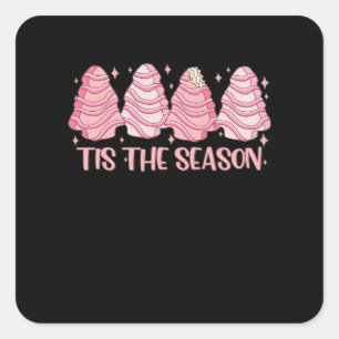 Tis The Season Creative Casual Square Sticker