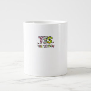 Tis The Season Cute Halloween Design Large Coffee Mug