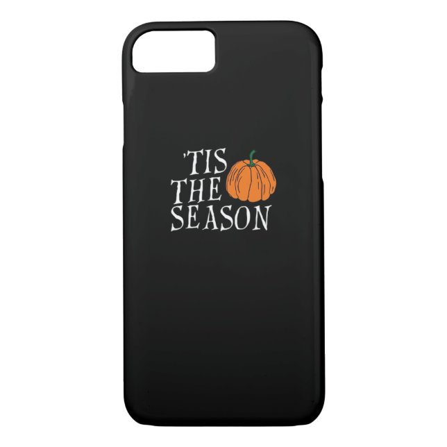 Tis The Season Cute Halloween Pumpkin Case-Mate iPhone Case (Back)