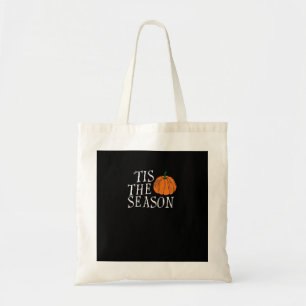 Tis The Season Cute Halloween Pumpkin Tote Bag