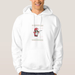 Tis The Season Deer Gnome Reindeer Christmas Hoodie