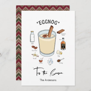 Tis The Season Eggnog Holiday Card