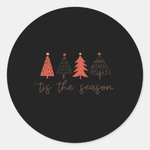 Tis The Season Essential Classic Round Sticker