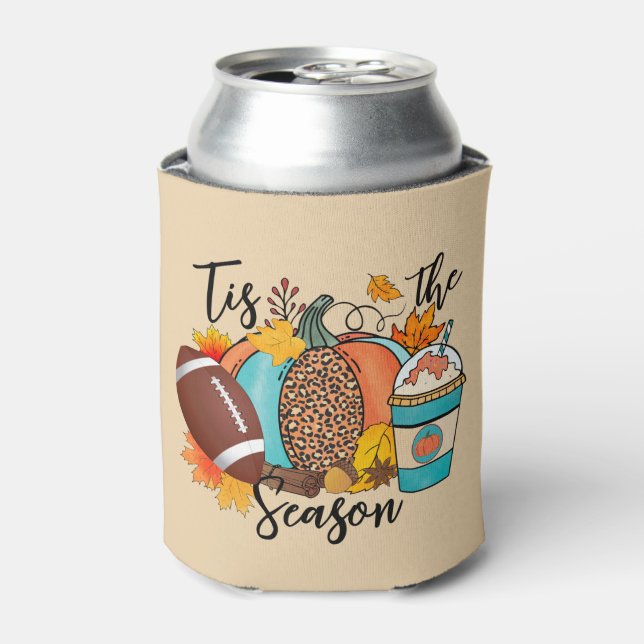 Tis The Season | Fall | Rugby Can Cooler (Can Front)