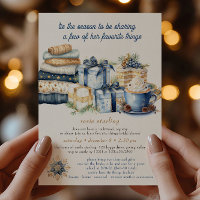 Tis the Season Favourite Things Bridal Shower