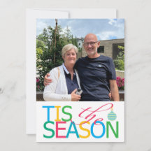 Tis the Season Flat Holiday Card