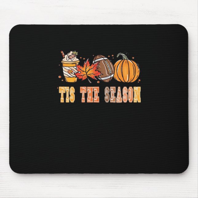 Tis The Season Football By Creative Mouse Pad (Front)