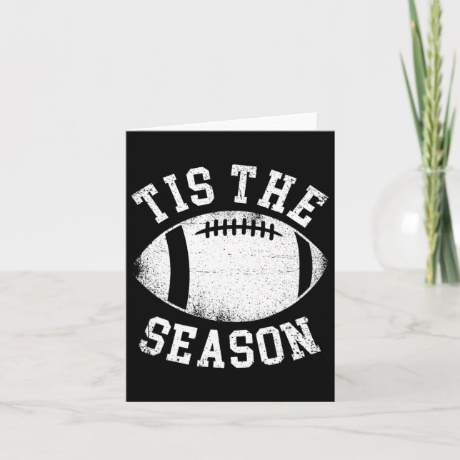 Tis The Season Football  Card (Front)