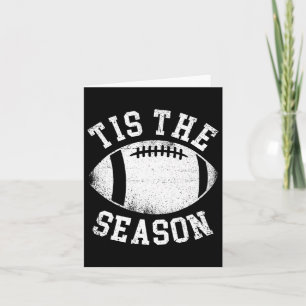 Tis The Season Football Card
