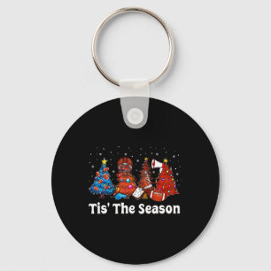 Tis The Season Football Christmas Ornaments For Ad Key Ring