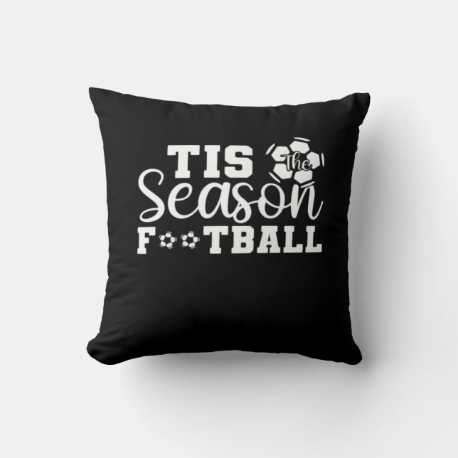 Tis The Season Football Cushion (Front)