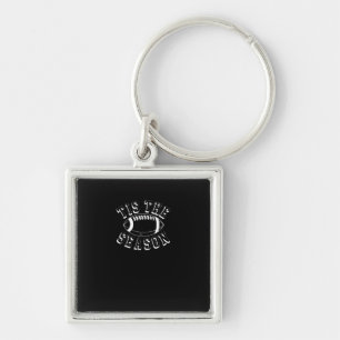 Tis The Season Football Fall Autumn Football Key Ring