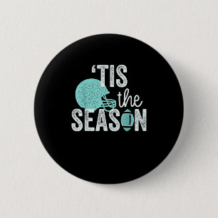 Tis The Season Football Family I Heart Football Se 6 Cm Round Badge