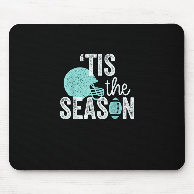 Tis The Season Football Family I Heart Football Se Mouse Pad (Front)