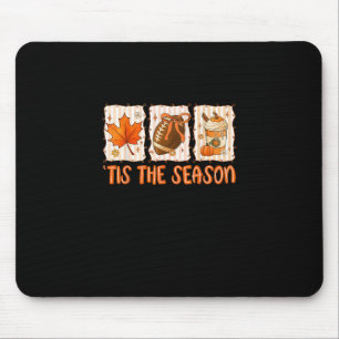 Tis The Season Football Halloween Thanksgiving Mouse Pad