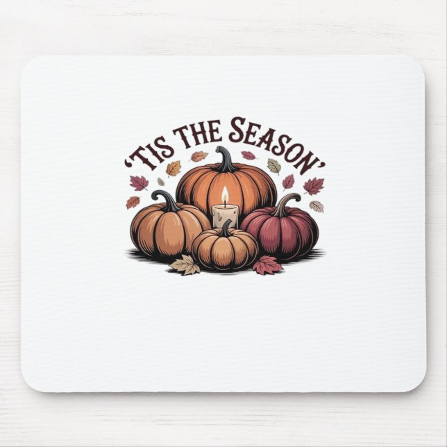 Tis The Season Football Mouse Pad (Front)
