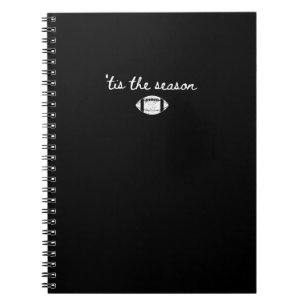 Tis The Season Football Mum Game Day Touchdown Sea Notebook