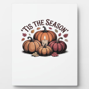 Tis The Season Football Plaque