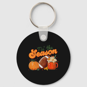 Tis The Season Footll Footll Fall Thanksgiving 1 Key Ring
