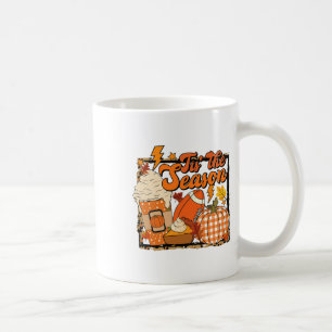 Tis The Season Footll Footll Fall Thanksgiving Coffee Mug