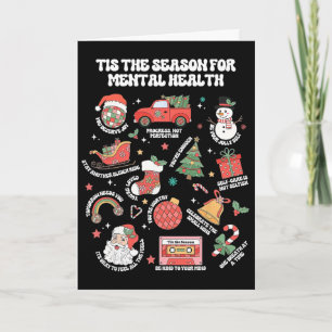 Tis The Season For Mental Health Christmas School Card