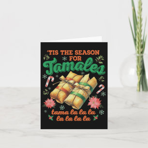 Tis The Season For Tamales Famliy Mexican Christma Card