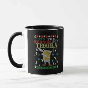 Tis The Season For Tequila Dabbing Christmas Alcoh Mug