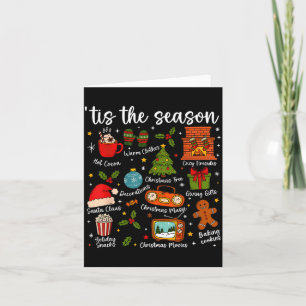 Tis The Season For Women Men Boys Youth Christmas Card