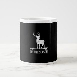 Tis The Season Funny Deer Hunting Large Coffee Mug