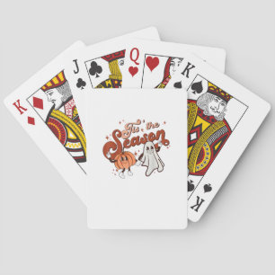Tis The Season Funny Halloween Costume Playing Cards