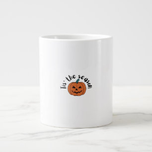Tis The Season Funny Sloth Design Large Coffee Mug