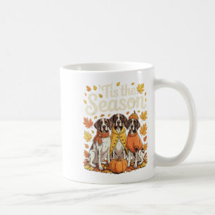 Tis The Season German Shorthaired Inter Fall Pumpk Coffee Mug