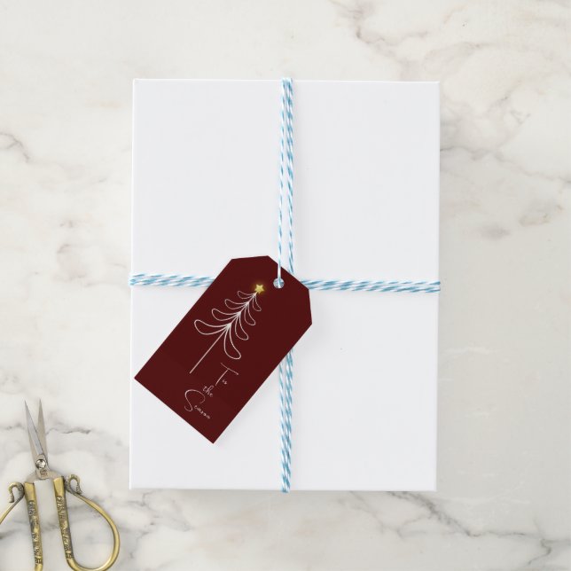 Tis the Season Gift Tags (With Twine)